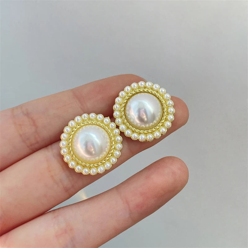 ZAKOL Pearl Stud Earrings