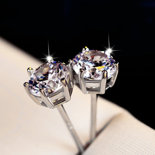 Cubic Zirconia Stud Earrings