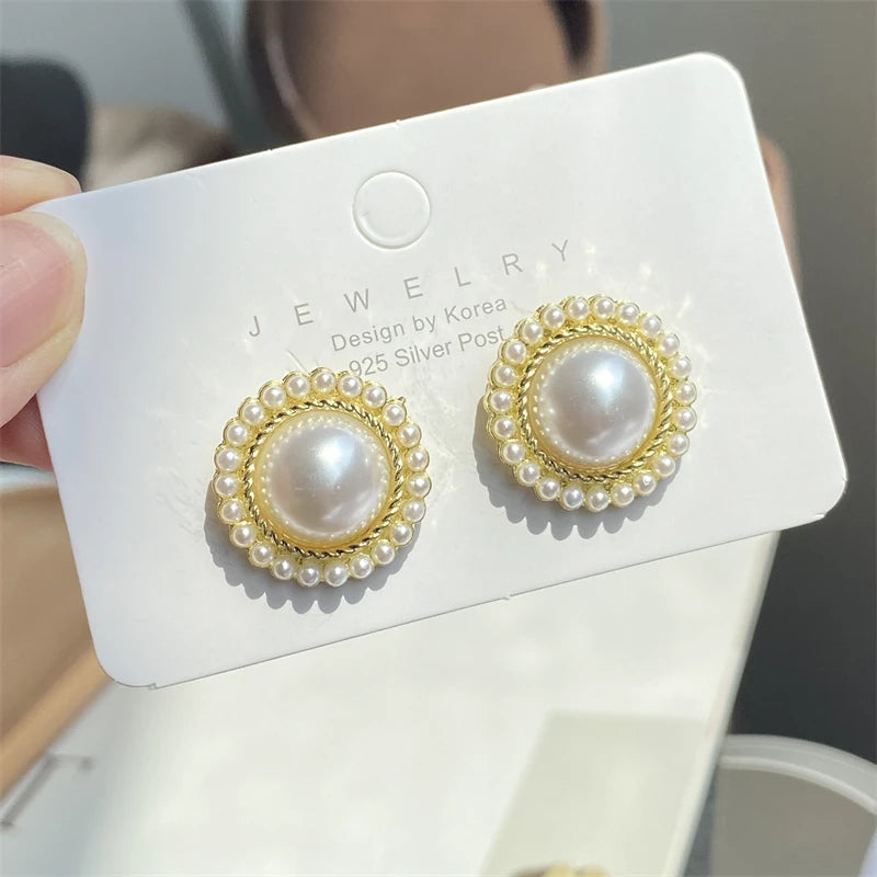 ZAKOL Pearl Stud Earrings