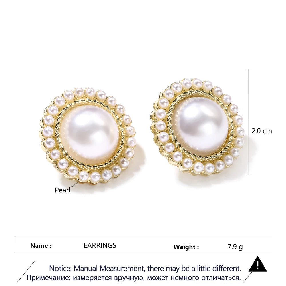 ZAKOL Pearl Stud Earrings