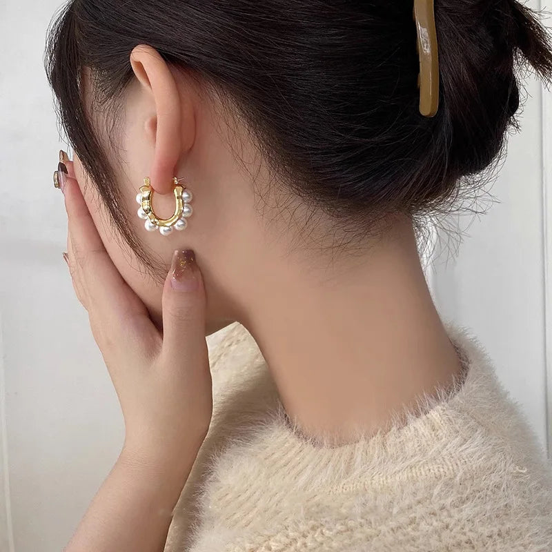 Stylish U-shaped  Earrings