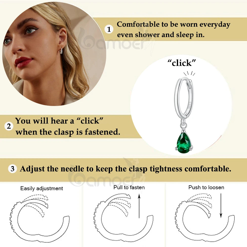 Nur Water Drop Earrings