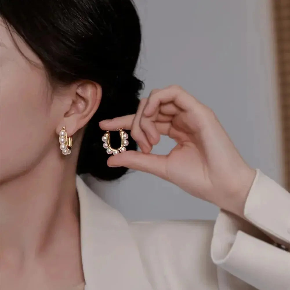 Stylish U-shaped  Earrings